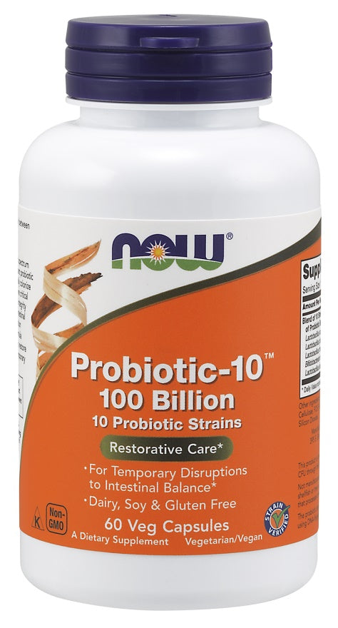 NOW Foods Probiotic-10 100 Billion - 30 vcaps