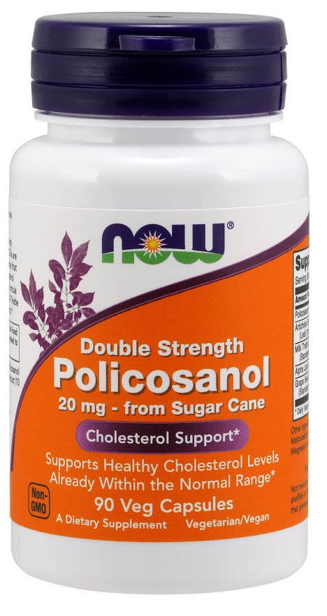 NOW Foods Policosanol - 20mg - 90 vcaps