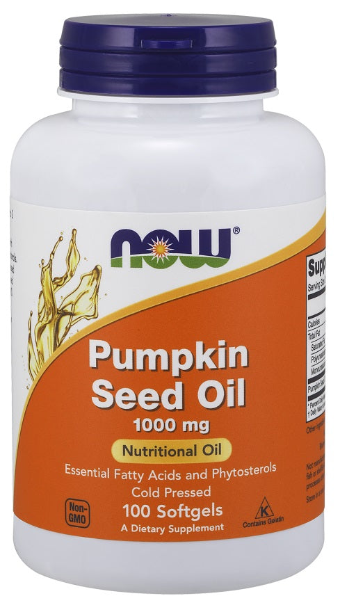 NOW Foods Pumpkin Seed Oil - 1000mg - 100 softgels