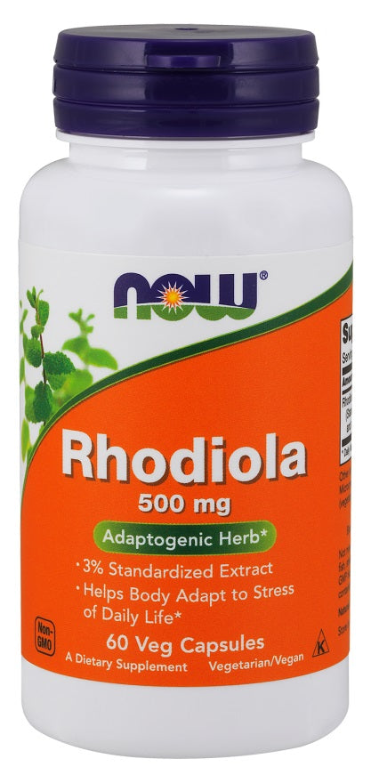 NOW Foods Rhodiola - 500mg - 60 vcaps