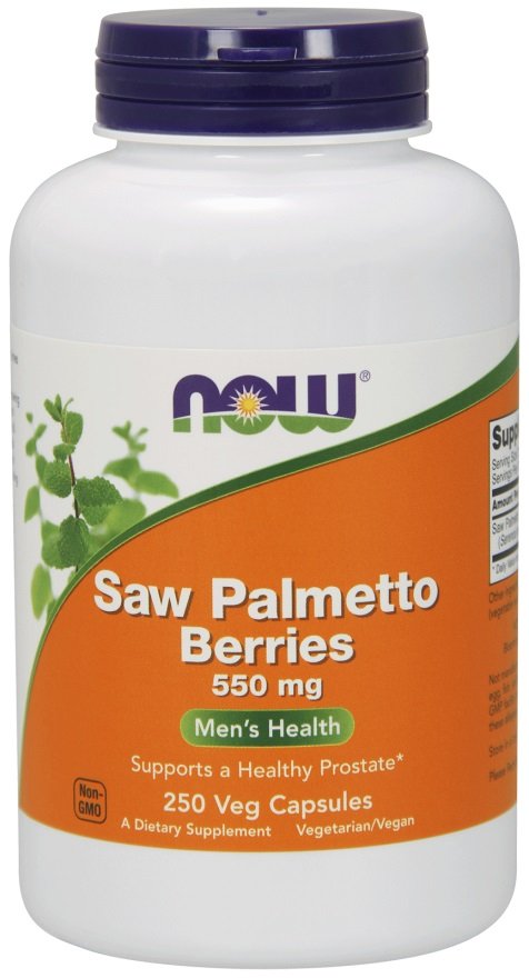 Saw Palmetto Berries, 550mg - 100 vcaps