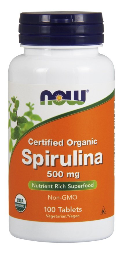 Spirulina Organic, 500mg - 100 tabs