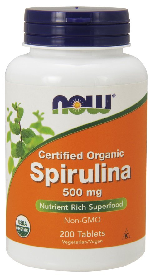 Spirulina Organic, 500mg - 100 tabs