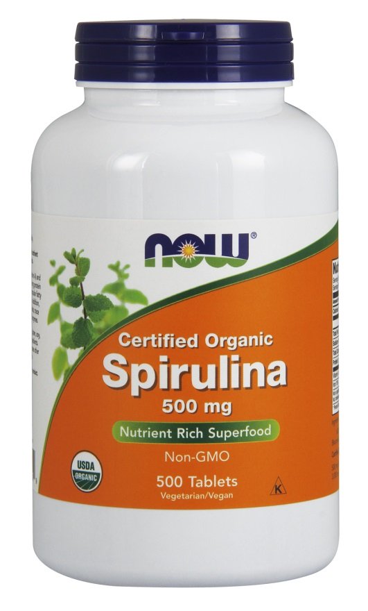 Spirulina Organic, 500mg - 100 tabs