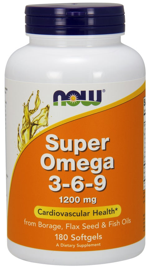 NOW Foods Super Omega 3-6-9 - 1200mg - 180 softgels