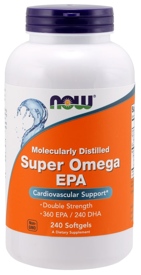 NOW Foods Super Omega EPA Molecularly Distilled - 120 softgels