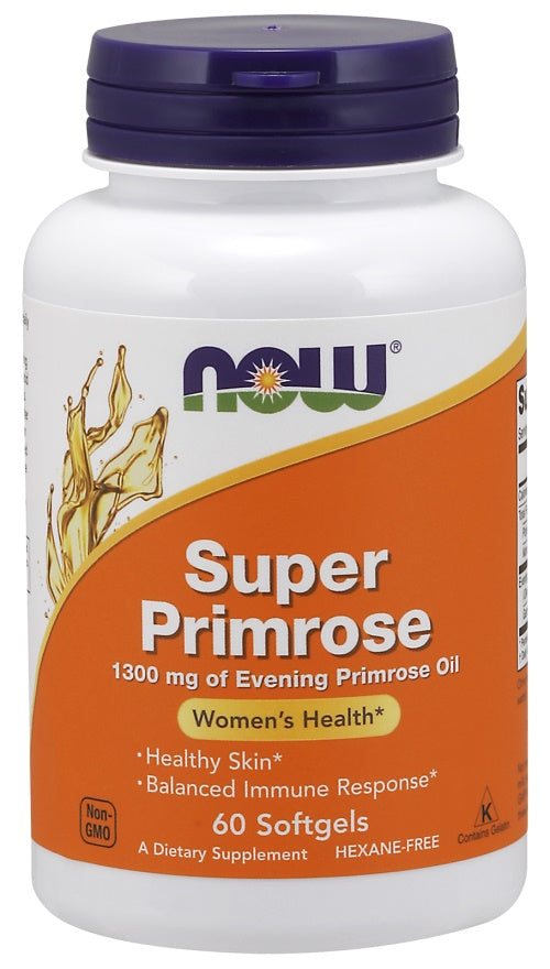 NOW Foods Super Primrose - 1300mg - 120 softgels