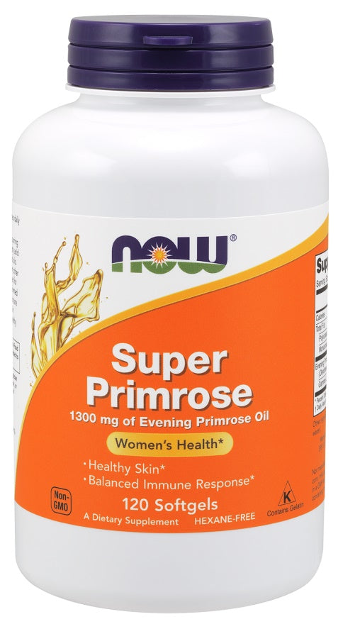 NOW Foods Super Primrose - 1300mg - 120 softgels