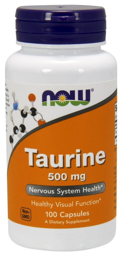 NOW Foods Taurine - 1000mg Double Strength - 100 vcaps