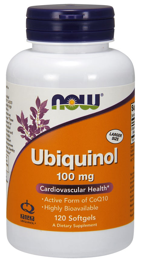 NOW Foods Ubiquinol - 100mg - 120 softgels