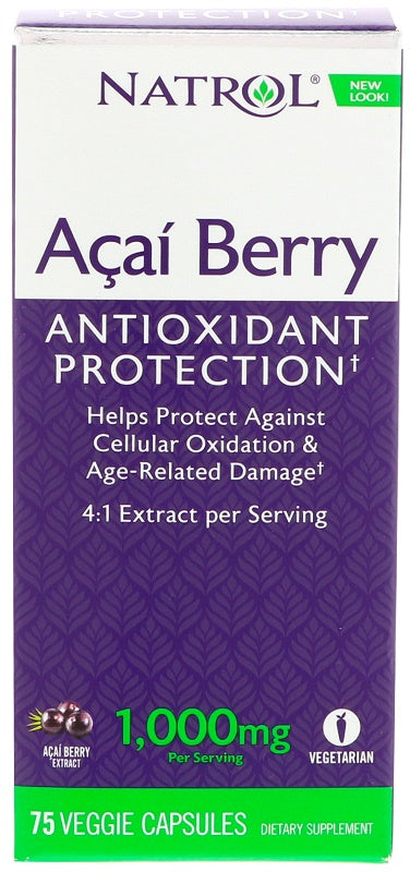 Natrol Acai Berry - 1000mg - 75 vcaps