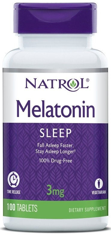 Natrol Melatonin Time Release, 3mg - 100 tabs