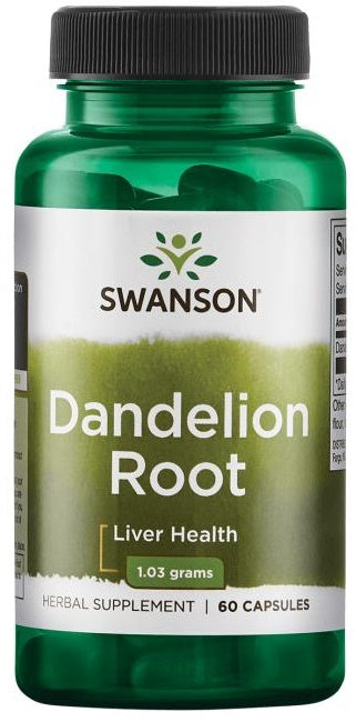 Swanson Dandelion Root - 515mg - 60 caps