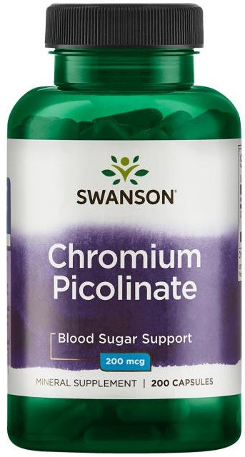 Swanson Chromium Picolinate Featuring Chromax - 200mcg - 60 caps