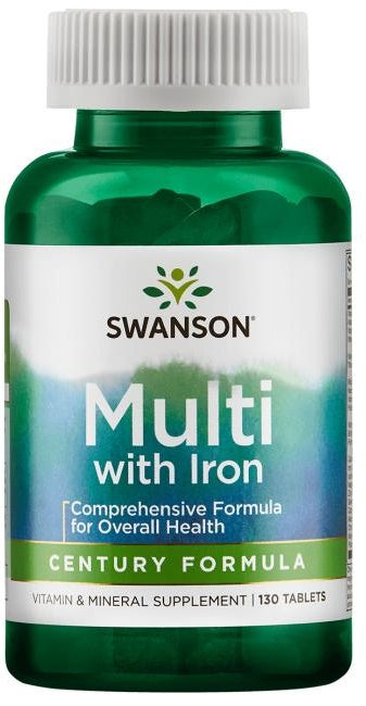 Swanson Multi with Iron Century Formula - 130 tabs