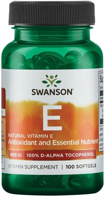 Swanson Vitamin E - 1000 IU - 100 softgels