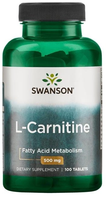 Swanson L-Carnitine - 500mg - 100 tablets