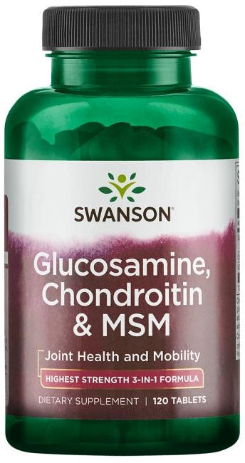 Swanson Glucosamine Chondroitin & MSM 360 mini-tablets- 360 mini tablets