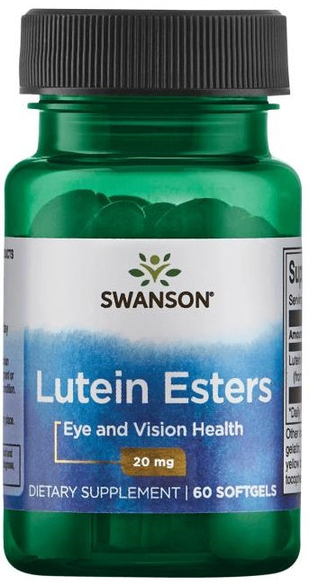 Swanson Lutein Esters - 20mg - 60 softgels