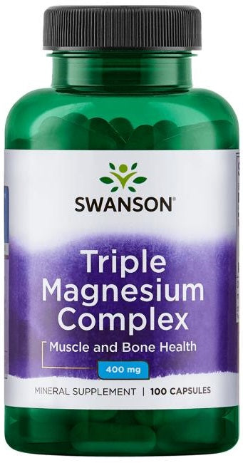 Swanson Triple Magnesium Complex - 400mg - 100 caps