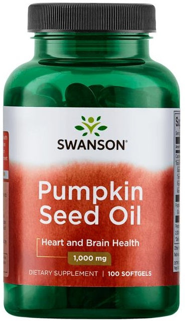 Swanson Pumpkin Seed Oil - 1000mg - 100 softgels