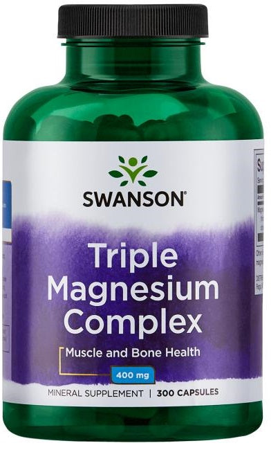 Swanson Triple Magnesium Complex - 400mg - 100 caps