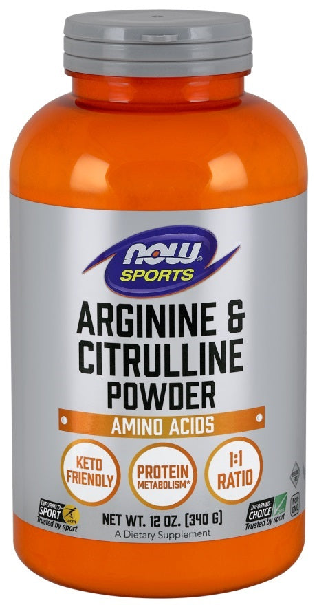 NOW Foods Arginine & Citrulline - 120 vcaps