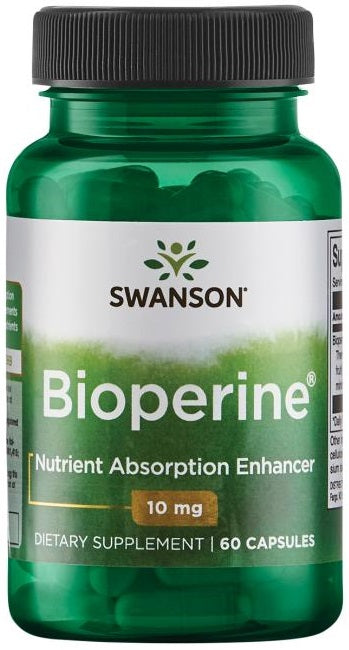 Swanson Bioperine - 10mg - 60 caps