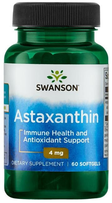 Swanson Astaxanthin - 4mg - 60 softgels