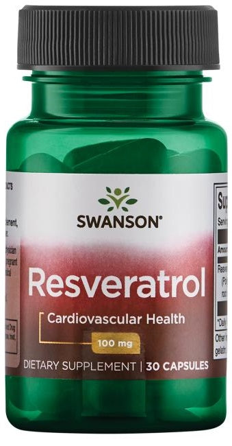 Swanson Resveratrol - 100mg - 30 caps