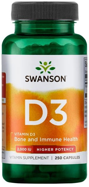 Swanson Vitamin D-3 - 1000 IU - 250 caps