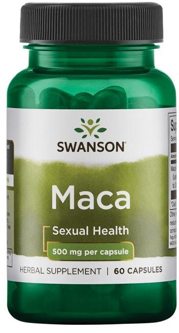 Swanson Maca Extract - 500mg - 60 caps