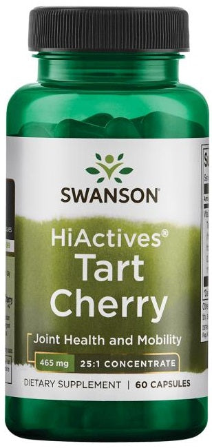 Swanson HiActives Tart Cherry - 465mg - 60 caps