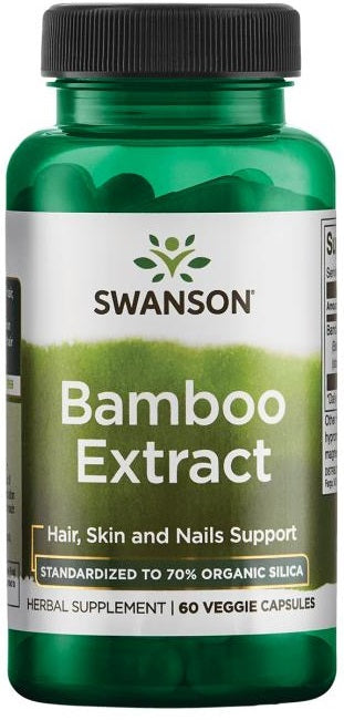 Swanson Bamboo Extract - 60 vcaps