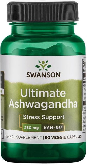 Swanson Ashwagandha Ultimate KSM-66 - 250mg - 60 vcaps