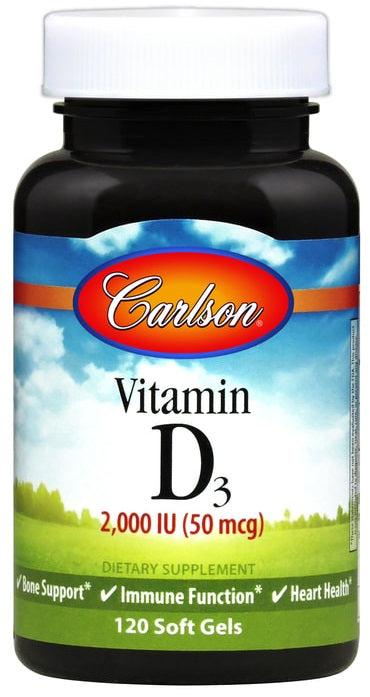 Carlson Labs Vitamin D3 - 1000 IU - 250 softgels