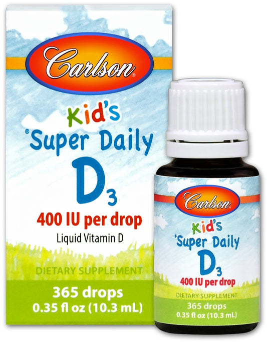Carlson Labs Kid's Super Daily D3 - 400 IU - 10 ml.