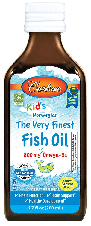 Carlson Labs Carlson Labs Kid's The Very Finest Fish Oil 800mg  - 200 ml.