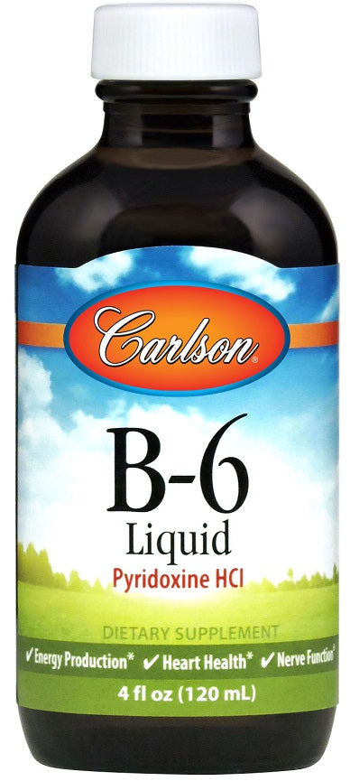 Carlson Labs Vitamin B-6 Pyridoxine HCl - 120 ml.