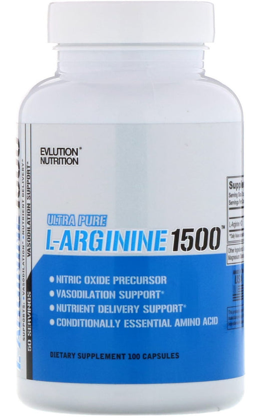 EVLution Nutrition L-Arginine 1500 - 100 caps