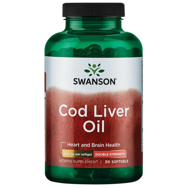 Swanson Cod Liver Oil - 350mg - 250 softgels