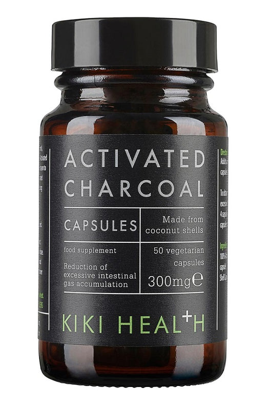 KIKI Health Activated Charcoal - 300mg - 50 vcaps