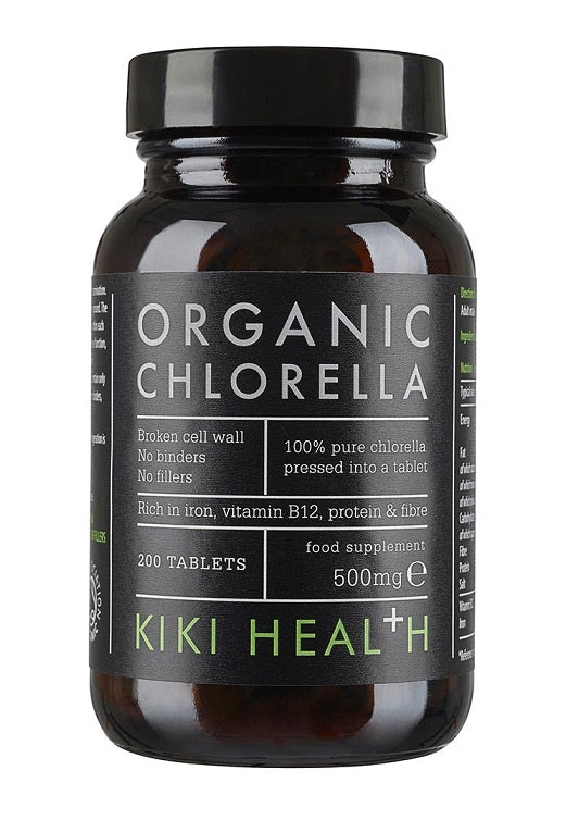 KIKI Health Chlorella Organic - 500mg - 200 tablets