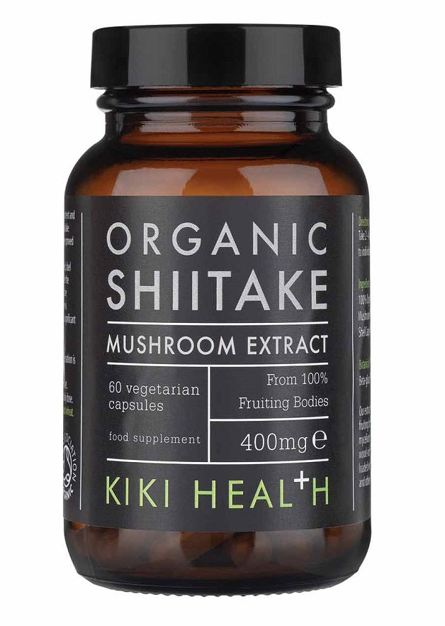 KIKI Health Shiitake Extract Organic - 400mg - 60 vcaps