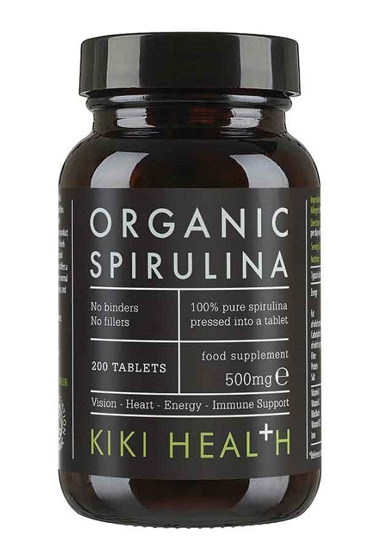 KIKI Health Spirulina Organic - 500mg - 200 tablets