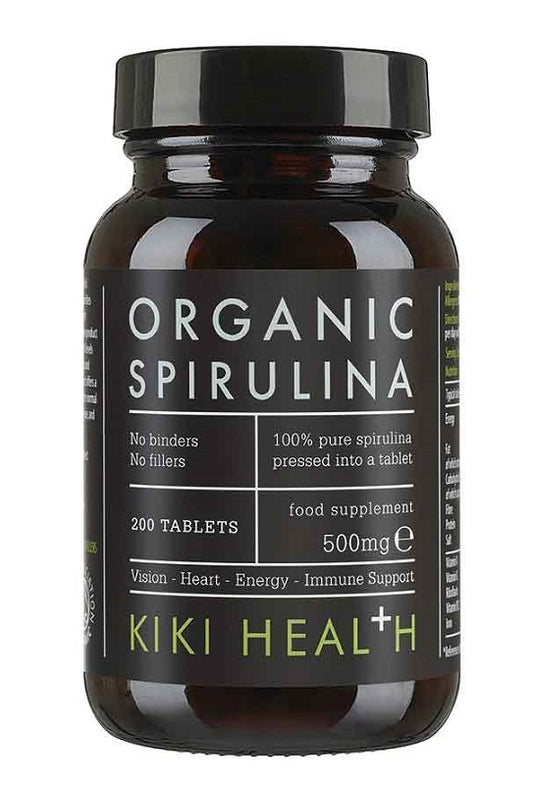 KIKI Health Spirulina Organic - 500mg - 200 tablets