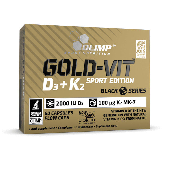 Olimp Nutrition Gold Vit D3 + K2 Sport Edition - 60 caps