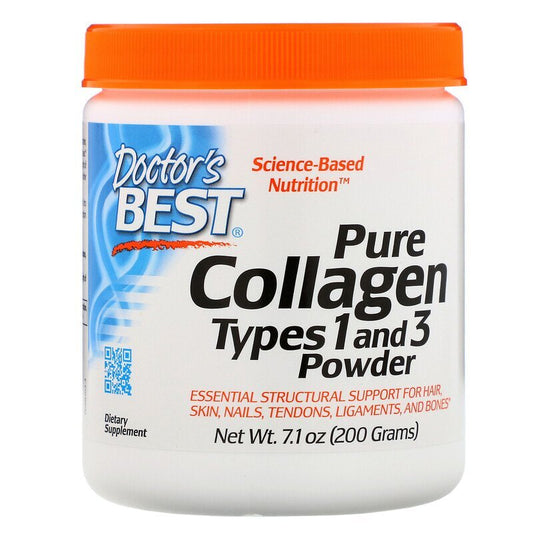 Doctor's Best Pure Collagen Types 1 and 3 Powder - 200g