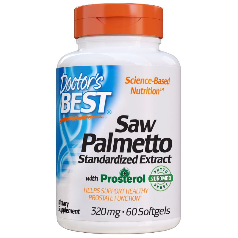 Doctor's Best Saw Palmetto Standardized Extract - 320mg - 180 softgels