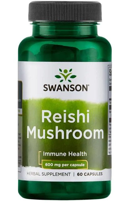 Swanson Reishi Mushroom - 600mg - 60 caps